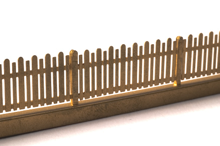 Ferro Train M-100 - Wood fence, brass kit